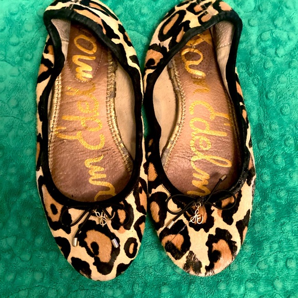 Sam Edelman Leopard flats - Picture 1 of 3